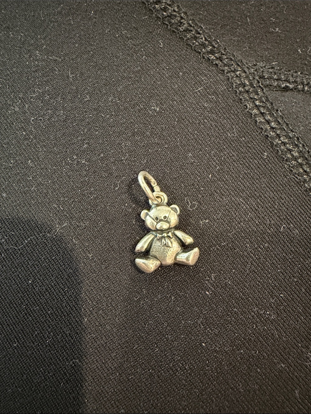 James Avery Teddy Bear Charm Pendant in Sterling silver